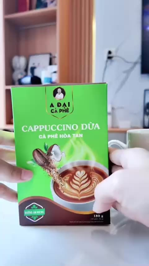 Cà Phê Hạt Mầm A Đại - Cà Phê Hòa Tan, Kết Hợp Giữa Cà Phê Và Mầm Hạt, Bổ Sung Năng Lượng