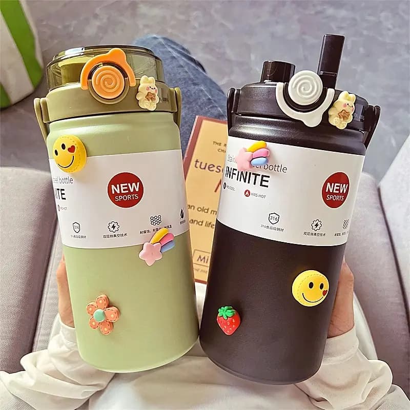 Bình giữ nhiệt Boss NIUMI dung tích 1200ml inox 316 thiết kế đơn giản, màu sắc nhẹ nhàng